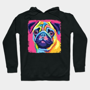 Pug Pop Art - Dog Lover Gifts Hoodie